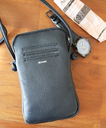 【BEAURE ビュレ】本革 ショルダー スマホポーチ