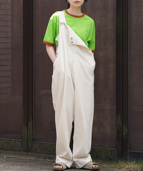 nimiru(ニミル)の「配色リンガーTシャツ(Tシャツ/カットソー・レディース・グレー/グリーン・M/L)」の11枚目の写真