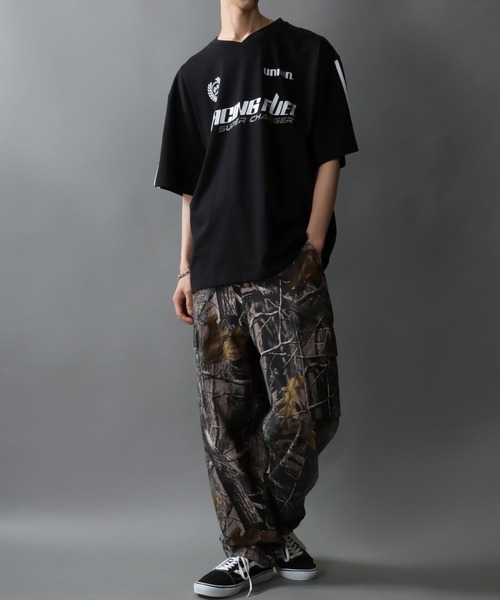 カーゴパンツ ルーズフィット カジュアル ストリート パンツ セール】Loose fit cargo pants/ルーズフィット カーゴパンツ