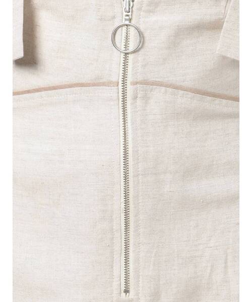 MURUA（ムルーア）の「リネンタッチタイトジャンスカ（ワンピース・レディース・ホワイト/マスタード/カーキ・1/2）」の13枚目の写真