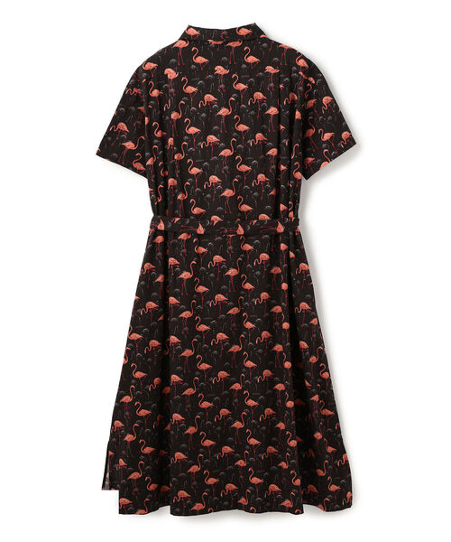 schott(ショット)の「Schott/ショット/WOMENS HAWAIIAN DRESS/ハワイアン ドレス(ワンピース・レディース・ブラック/セージグリーン・FREE)」の3枚目の写真