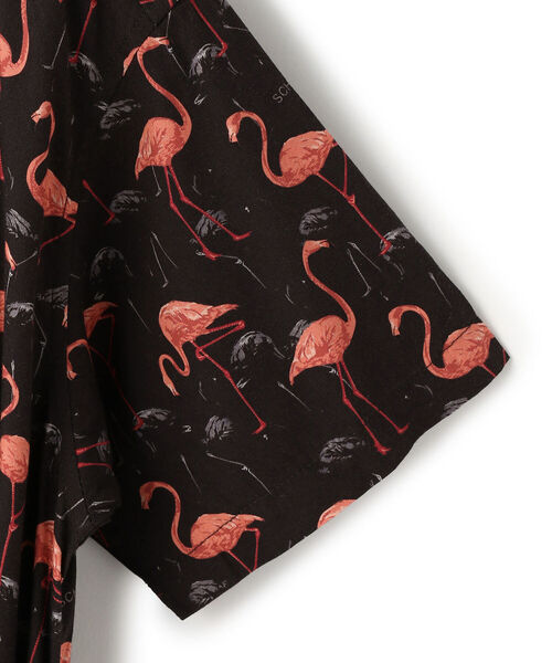 schott(ショット)の「Schott/ショット/WOMENS HAWAIIAN DRESS/ハワイアン ドレス(ワンピース・レディース・ブラック/セージグリーン・FREE)」の6枚目の写真