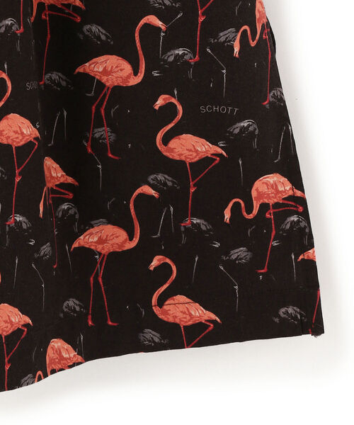 schott(ショット)の「Schott/ショット/WOMENS HAWAIIAN DRESS/ハワイアン ドレス(ワンピース・レディース・ブラック/セージグリーン・FREE)」の7枚目の写真