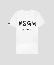 MSGM KIDS | MSGM ブラッシュロゴTシャツ(Tシャツ/カットソー)