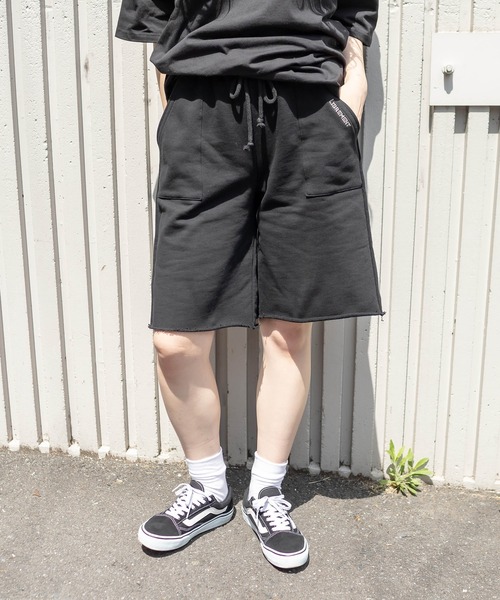 RASVOA(ラスボア)の「パッチポケットハーフパンツ(スウェットパンツ・レディース・ライトグレー/ブラック・FREE)」の7枚目の写真
