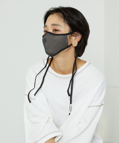 FREAK'S STORE（フリークスストア）の「Casselini/キャセリーニ シアーマスク（マスク・レディース・ブラック/ベージュ/ブラウン/ナチュラル・ONE SIZE）」の5枚目の写真