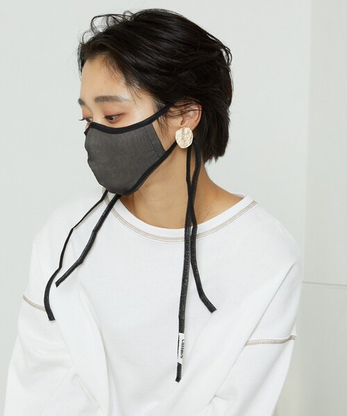 FREAK'S STORE（フリークスストア）の「Casselini/キャセリーニ シアーマスク（マスク・レディース・ブラック/ベージュ/ブラウン/ナチュラル・ONE SIZE）」の6枚目の写真