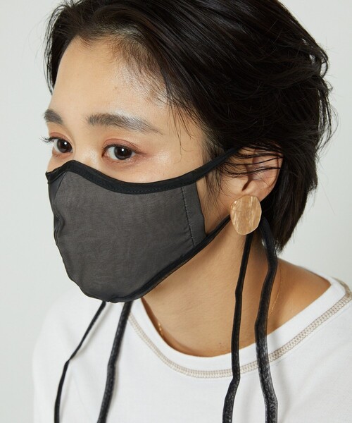 FREAK'S STORE（フリークスストア）の「Casselini/キャセリーニ シアーマスク（マスク・レディース・ブラック/ベージュ/ブラウン/ナチュラル・ONE SIZE）」の7枚目の写真