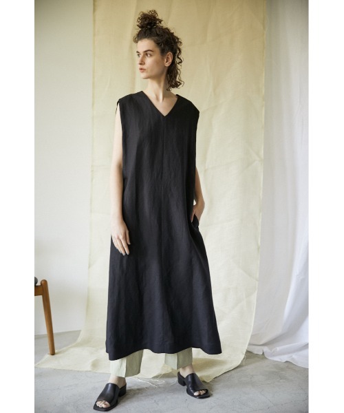 No Sleeve V Neck One Piece ノースリーブvネックワンピース ワンピース Black By Moussy ブラックバイ マウジー のファッション通販 Zozotown