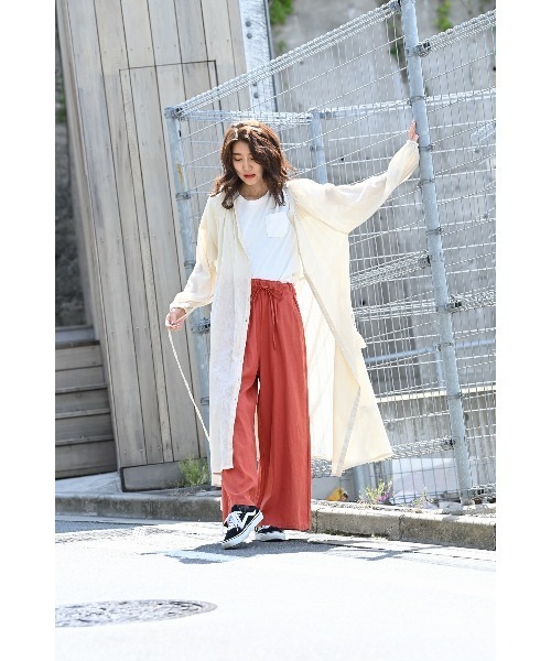100% ORGANIC COTTON（100パーセントオーガニックコットン）の「ポケット付きクルーネック 半袖Tシャツ（Tシャツ/カットソー・レディース・カーキ/ベージュ/ホワイト/ブラック・L/M）」の5枚目の写真