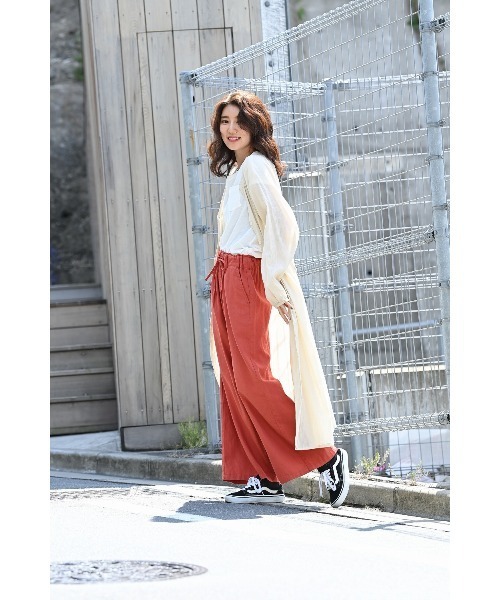 100% ORGANIC COTTON（100パーセントオーガニックコットン）の「ポケット付きクルーネック 半袖Tシャツ（Tシャツ/カットソー・レディース・カーキ/ベージュ/ホワイト/ブラック・L/M）」の10枚目の写真