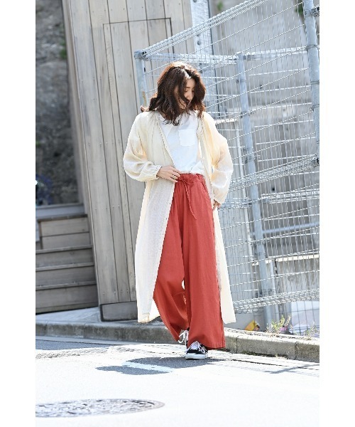 100% ORGANIC COTTON（100パーセントオーガニックコットン）の「ポケット付きクルーネック 半袖Tシャツ（Tシャツ/カットソー・レディース・カーキ/ベージュ/ホワイト/ブラック・L/M）」の11枚目の写真