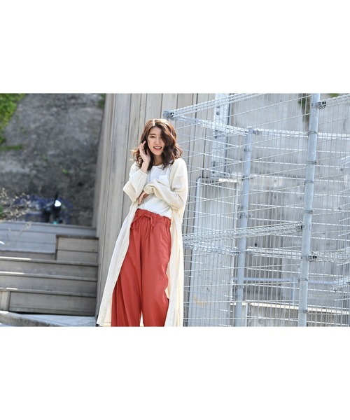 100% ORGANIC COTTON（100パーセントオーガニックコットン）の「ポケット付きクルーネック 半袖Tシャツ（Tシャツ/カットソー・レディース・カーキ/ベージュ/ホワイト/ブラック・L/M）」の13枚目の写真