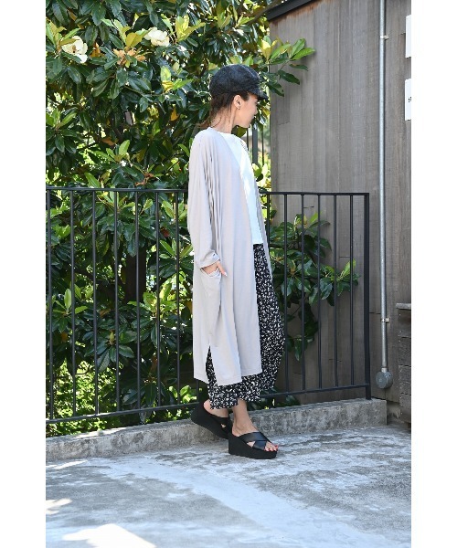 100% ORGANIC COTTON（100パーセントオーガニックコットン）の「ポケット付きクルーネック 半袖Tシャツ（Tシャツ/カットソー・レディース・カーキ/ベージュ/ホワイト/ブラック・L/M）」の19枚目の写真