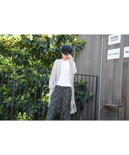100% ORGANIC COTTON（100パーセントオーガニックコットン）の「ポケット付きクルーネック 半袖Tシャツ（Tシャツ/カットソー・レディース・カーキ/ベージュ/ホワイト/ブラック・L/M）」の21枚目の写真
