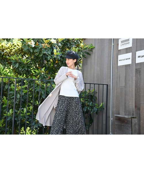 100% ORGANIC COTTON（100パーセントオーガニックコットン）の「ポケット付きクルーネック 半袖Tシャツ（Tシャツ/カットソー・レディース・カーキ/ベージュ/ホワイト/ブラック・L/M）」の22枚目の写真