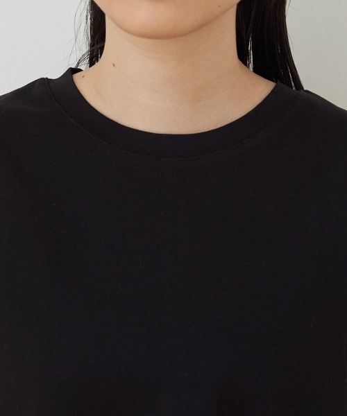 ADAM ET ROPE'(アダムエロペ)の「【アウトレット店舗・WEB限定】コクーンシルエットプルオーバー(Tシャツ/カットソー・レディース・グリーン系その他2/ベージュ/ブルー系その他4/ブラック・FREE)」の6枚目の写真