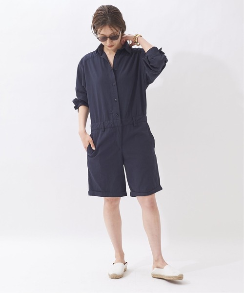 plage（プラージュ）の「【R’IAM】ショートオールインワン◆（サロペット/オーバーオール・レディース・ホワイト/ネイビー・FREE）」の15枚目の写真