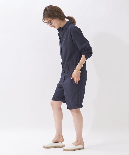 plage（プラージュ）の「【R’IAM】ショートオールインワン◆（サロペット/オーバーオール・レディース・ホワイト/ネイビー・FREE）」の20枚目の写真