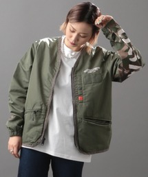 AVIREX | ミリタリージップカーディガン/ MILITARY ZIP CARDIGAN(ミリタリージャケット)