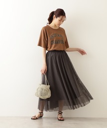 NATURAL BEAUTY BASIC | チュールスカート/0171220610(スカート)