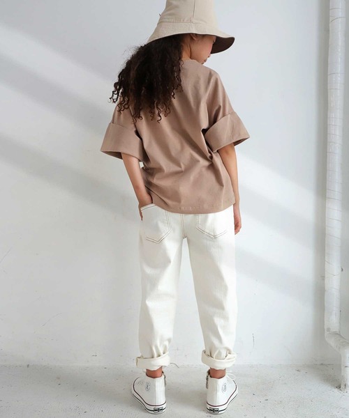 antiqua（アンティカ）の「ホワイトデニムパンツ（その他パンツ・キッズ・オフホワイト・6/5）」の5枚目の写真