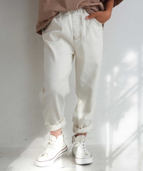 antiqua（アンティカ）の「ホワイトデニムパンツ（その他パンツ・キッズ・オフホワイト・6/5）」の6枚目の写真