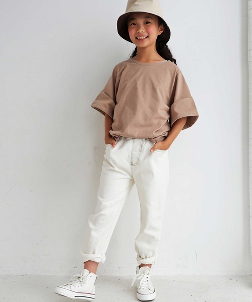 antiqua（アンティカ）の「ホワイトデニムパンツ（その他パンツ・キッズ・オフホワイト・6/5）」の7枚目の写真