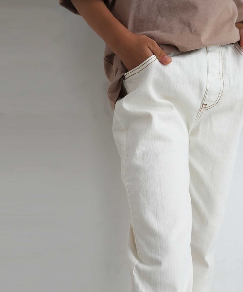 antiqua（アンティカ）の「ホワイトデニムパンツ（その他パンツ・キッズ・オフホワイト・6/5）」の8枚目の写真