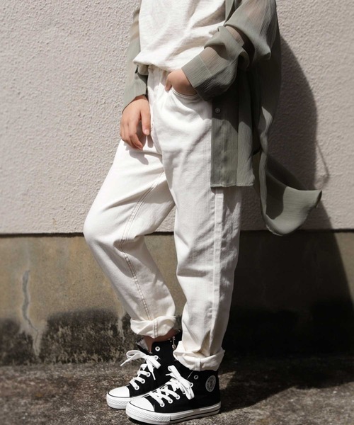 antiqua（アンティカ）の「ホワイトデニムパンツ（その他パンツ・キッズ・オフホワイト・6/5）」の9枚目の写真