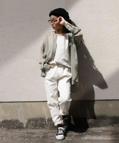 antiqua（アンティカ）の「ホワイトデニムパンツ（その他パンツ・キッズ・オフホワイト・6/5）」の10枚目の写真