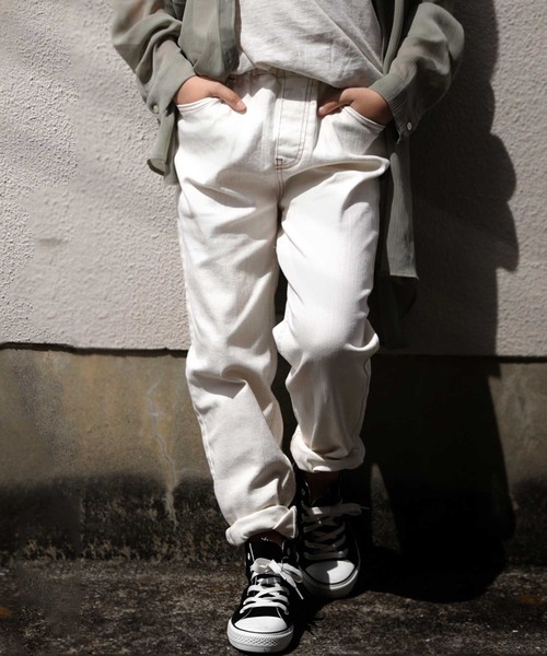 antiqua（アンティカ）の「ホワイトデニムパンツ（その他パンツ・キッズ・オフホワイト・6/5）」の14枚目の写真