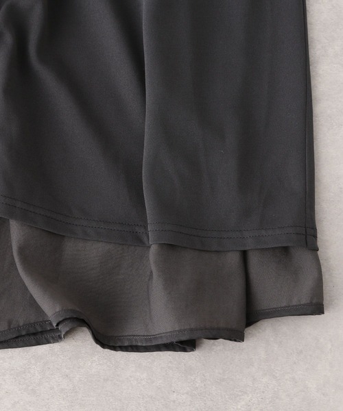 LEPSIM(レプシィム)の「ヘンカティアードスカート 948370(スカート・レディース・キャメル/ブラック/グレイッシュベージュ・FREE)」の14枚目の写真