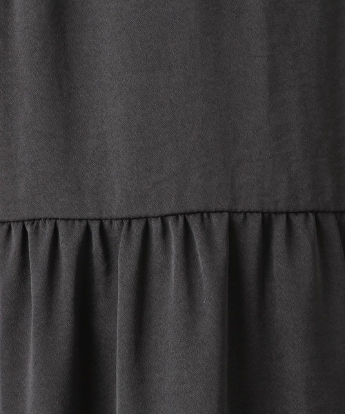 LEPSIM(レプシィム)の「ヘンカティアードスカート 948370(スカート・レディース・キャメル/ブラック/グレイッシュベージュ・FREE)」の16枚目の写真