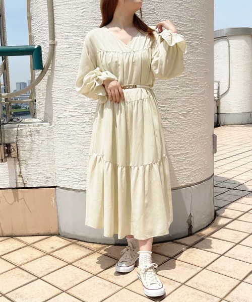 美品　セルフポートレイト　ティアード　スパンコール　ビジュー　フレア　ワンピース セール】アソートティアードワンピ【ZOZOTOWN限定アイテム