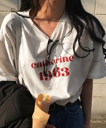 シンプルロゴルーズTシャツ