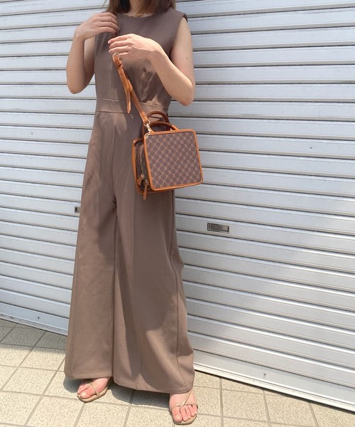 ADIRA（アディラ）の「SELECTモノグラムスクエアバッグ（ショルダーバッグ・レディース・モカ/ブラウン/アイボリー・FREE）」の15枚目の写真