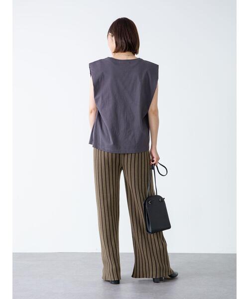 armonia(アルモニーア)の「armonia・ストライプニットパンツ*(その他パンツ・レディース・ブラウン/カーキ・FREE)」の17枚目の写真