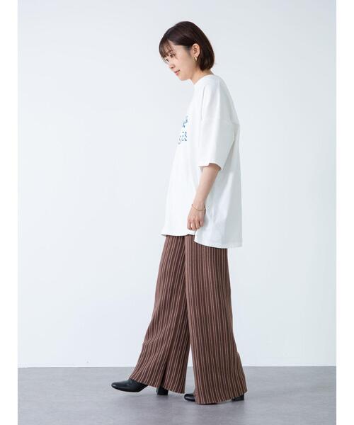 armonia(アルモニーア)の「armonia・ストライプニットパンツ*(その他パンツ・レディース・ブラウン/カーキ・FREE)」の19枚目の写真