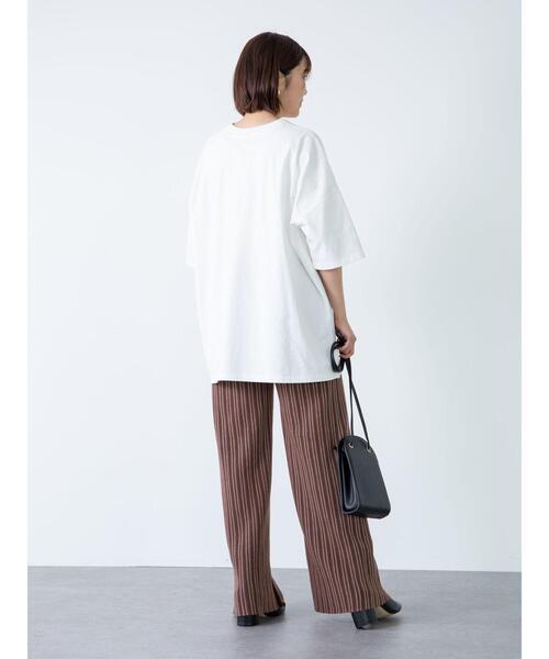 armonia(アルモニーア)の「armonia・ストライプニットパンツ*(その他パンツ・レディース・ブラウン/カーキ・FREE)」の20枚目の写真