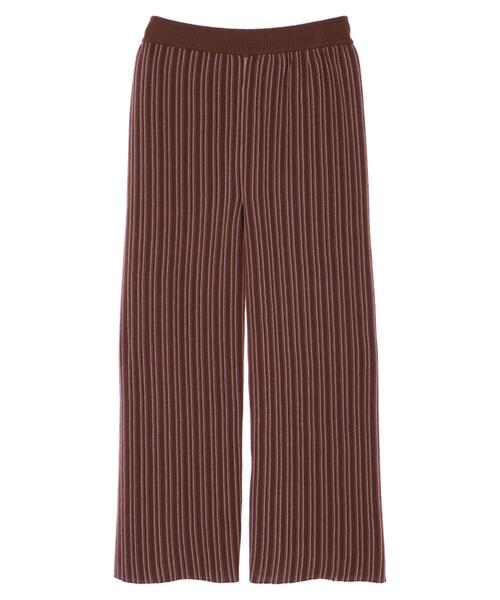 armonia(アルモニーア)の「armonia・ストライプニットパンツ*(その他パンツ・レディース・ブラウン/カーキ・FREE)」の21枚目の写真