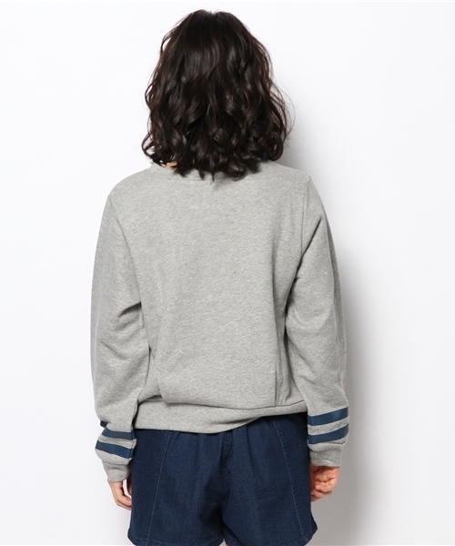 Kastane(カスタネ)の「【Kastane】袖ラインプルオーバー(Tシャツ/カットソー・レディース・オフホワイト/グレー/チャコールグレー/ピンク・FREE)」の9枚目の写真