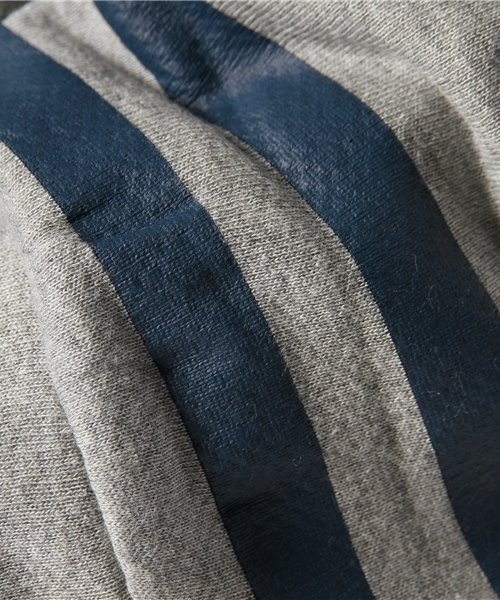 Kastane(カスタネ)の「【Kastane】袖ラインプルオーバー(Tシャツ/カットソー・レディース・オフホワイト/グレー/チャコールグレー/ピンク・FREE)」の12枚目の写真