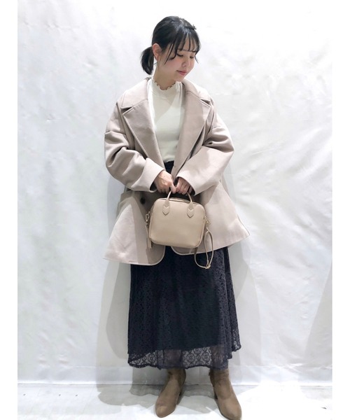 SLURR（スラ―）の「オーバーサイズジャケットコート（その他アウター・レディース・ピンクベージュ・FREE）」の17枚目の写真