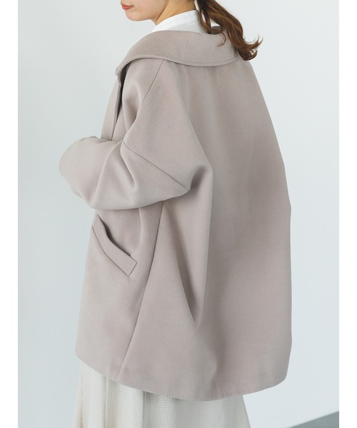 SLURR（スラ―）の「オーバーサイズジャケットコート（その他アウター・レディース・ピンクベージュ・FREE）」の21枚目の写真