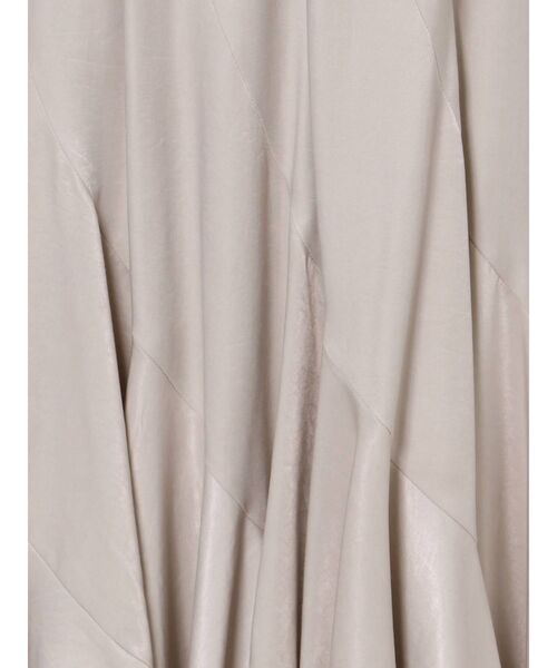 LAGUNAMOON(ラグナムーン)の「エスカルゴ切り替えサテンスカート(スカート・レディース・ライトグレー/マスタード・SMALL/MEDIUM)」の5枚目の写真