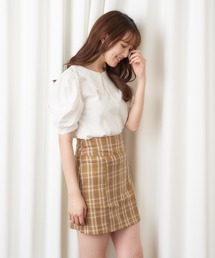 【ZOZO限定】マルチカラー台形ミニスカート