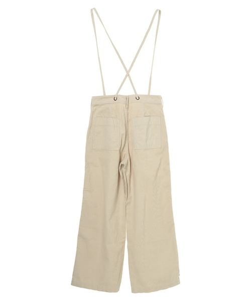 CRAFT STANDARD BOUTIQUE（クラフトスタンダードブティック）の「コーデュロイコクーン　＊◇（カーゴパンツ・レディース・ブラウン/アイボリー/モカ・S/M/L）」の4枚目の写真