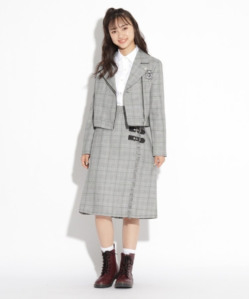 PINK-latte(ピンクラテ)の「【入卒・セレモニー・卒服】シンプルシャツ(シャツ/ブラウス・キッズ・オフホワイト/ベビーピンク/サックスブルー・15 /16/02)」の15枚目の写真