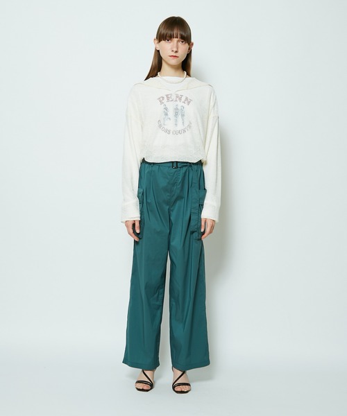 CIAOPANIC（チャオパニック）の「ワイドカーゴパンツ（カーゴパンツ・レディース・ブラック/オリーブ・SMALL/MEDIUM）」の20枚目の写真